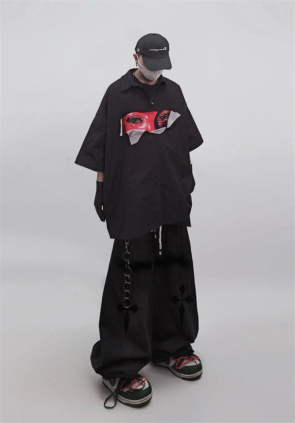 Punk Hip Hop Heritage Oversized Shirt