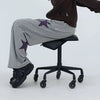 Wide Leg Yıldız Baskılı Jogger, detay görünüm — Navra Wear