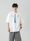 Circa-2000 Heavy Cotton Graffiti Tie Dye Short Sleeve T-Shirt