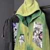 Forest Dye Boxy Zip Sweatshirt
