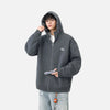 Lined Plaid Warm Zip Hoodie