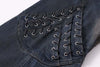 Vintage Yıkanmış Yırtık Detaylı Jean Pantolon, stil görünüm — Navra Wear
