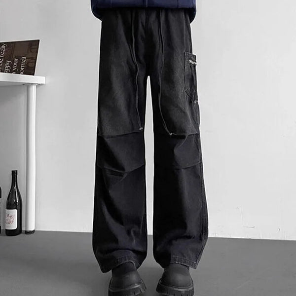 Metro Pintuck Relaxed Utility Denim alternatif görünüm