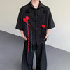 3D Panel Sculptural Short Sleeve Top