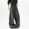 Seam Splice Suit Wide-Leg