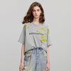 Sundaze New Letter Stamped Off-Duty T-Shirt