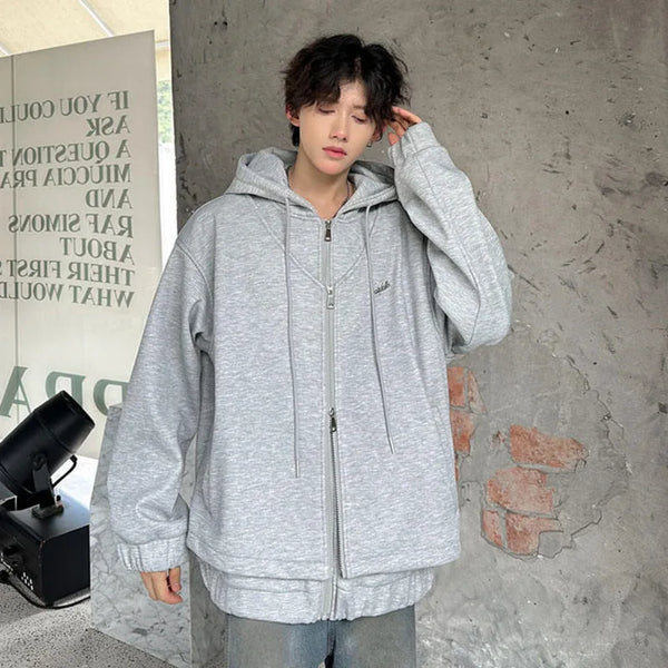 Apex Zip-Up Double Layer Sweatshirt alternatif görünüm