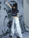 Circa-2000 E-Girl Cropped Print T-Shirt