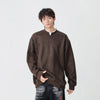 Boğazlı Basic Sweatshirt, kombin görünüm — Navra Wear
