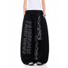 Wide Leg Kore Baskılı Jogger, model üzerinde — Navra Wear