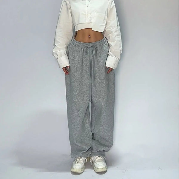 Kadın Vintage Bol Kesim Jogger alternatif görünüm