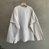 Oversize Basic Sweatshirt, stil görünüm — Navra Wear