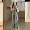 Summer Relaxed Staple Bell Leg High-Rise Denim