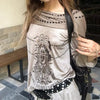 Brown Classic Epoch High-End Wasteland Style T-Shirt