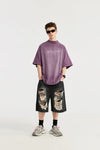Sun-Bleached Tie-Dye Relaxed-Cut T-Shirt
