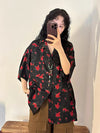 Wa-Style Floral Vintage Loose Blouse