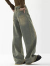 Baggy Jean Pantolon, yakın çekim — Navra Wear