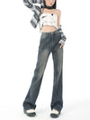 Retro Flare High-Rise Denim