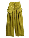Wide Leg Güneş Baskılı Pantolon, kombin görünüm — Navra Wear