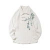Bloom Stitch Oversized Casual Shirt