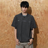 All-Day Warmth Stripe Illustrated Short Sleeve T-Shirt