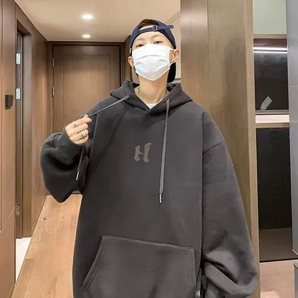 2000s Oversized Dark Nights Sweatshirt alternatif görünüm