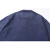 Men Chic Everyday Knitted Denim Collar-Knit T-Shirt