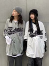 Archive Print Oversized Hip Hop Top