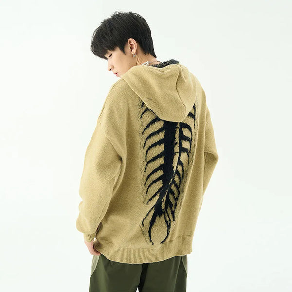 2000s Dark Scorpion Back Sweatshirt alternatif görünüm