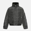 Heritage Faded Padded Fur Collar Denim Jacket