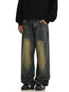 Adjustable Green Classic Bell Leg Denim