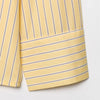 Classic Button-Front Stripe Woven Top