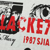 Circa-2000 Plush Hip Hop Illustrated Illustrated Long Sleeve T-Shirt
