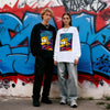 Y2K Hip-Hop Baskılı Tişört, yakın çekim — Navra Wear