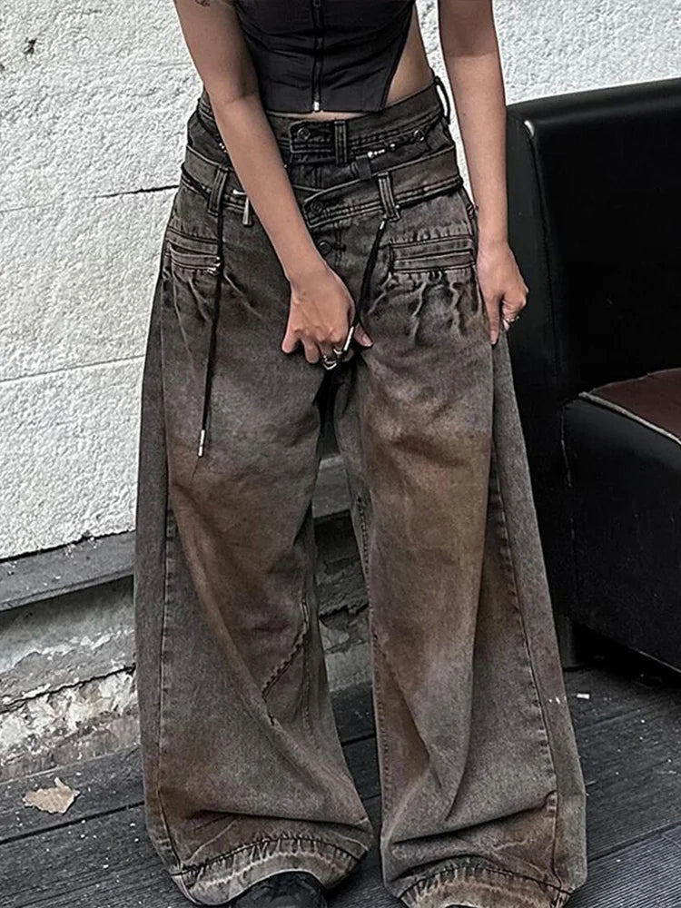 Raw Hem Realness Batik Rinse High Denim