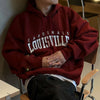 Crimson Heritage Letter Print Sweatshirt