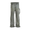 Vintage Yıkanmış Yırtık Detaylı Baggy Jean Pantolon, kombin görünüm — Navra Wear