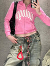 Blue Wash Dark Print High Denim
