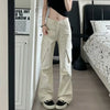 Heritage White High-Rise Relaxed Street Pants