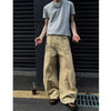 Heritage High-Rise Khaki Utility Denim