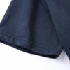 Chic Back-In-Time Grit-Style Designed Print Hip Drop-Shoulder T-Shirt