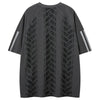 Circa-2000 Cozy Designed Quilted Checkered-Flag Performance T-Shirt
