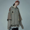 Broken Mosaic Oversized Urban Beat Sweatshirt