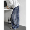 Oversized Plaid Street Trousers