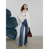 Fresh Spring Lace-Trim Blouse