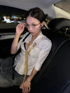 Y2K Bold Stripe Statement Top