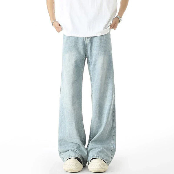 Cleanfit Seoul Style Plain Tone Relaxed Denim