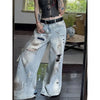 2000s Metro Heritage Blue Boyfriend Torn Denim
