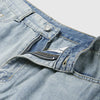 Easy Cut Blue Bell-Leg Denim