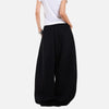 Wide Leg Kore Baskılı Jogger, detay görünüm — Navra Wear